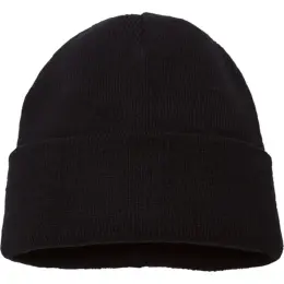 Black Knitted Beanie
